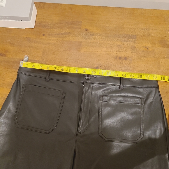 Loft Palmer Cropped Faux Leather Pants - Picture 7 of 9